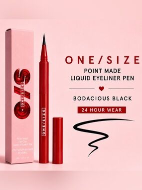 NIB ONE/SIZE by Patrick Starrr Point Made 24 Hr Liquid Eyeliner-Bodacious Black